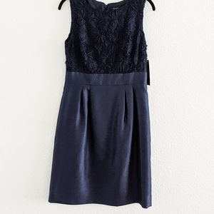 NWT Tahari Navy Dress